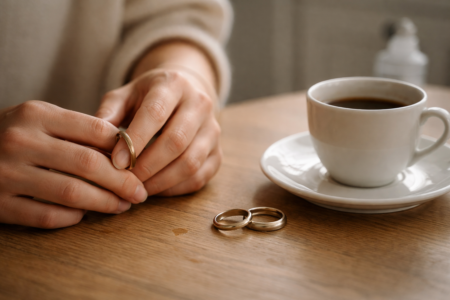 Den morgen mine ringe pludselig så trætte ud